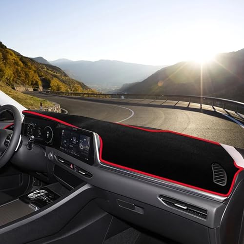 LXHZNB Auto-Armaturenbrett-Abdeckung, Sonnenschutz, Teppiche, Mattenzubehör, für Hyundai Sonata DN8 2019 2020 2021 2022 von LXHZNB