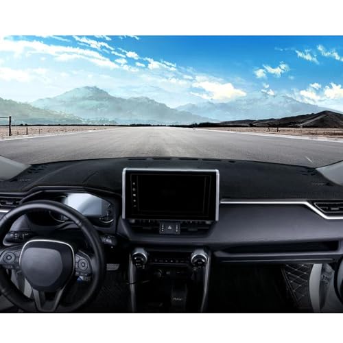 LXHZNB Auto-Armaturenbrett-Abdeckung, Sonnenschutz, Teppiche, Mattenzubehör, für Toyota RAV4 XA50 2019 2020 2021 2022 2023 2024 von LXHZNB