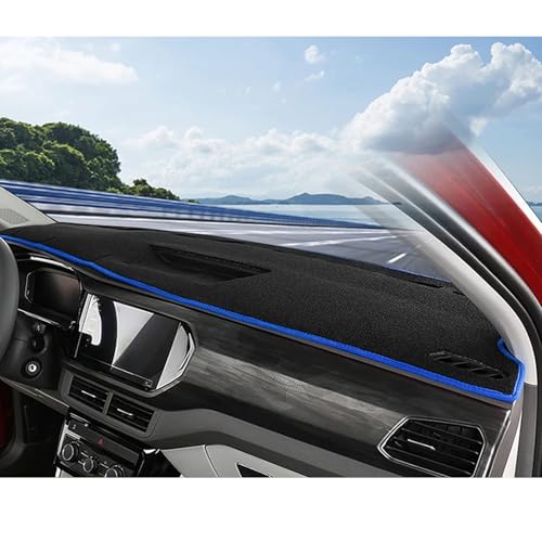 LXHZNB Auto-Armaturenbrett-Abdeckung, Sonnenschutz, Teppiche, Mattenzubehör, für VW T-Cross TCross 2019 2020 2021 2022 2023 von LXHZNB