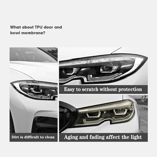 LXHZNB Auto-Außenscheinwerfer-TPU-Schutzfolie, Kratzfeste Reparaturfolie, Zubehör, für Toyota Avalon 2018–2023, Autozubehör von LXHZNB