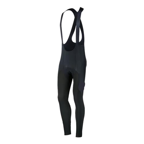 LXKSZYUFC Trägerhose Fahrradhose hält warm, Fahrradhose, Fleece-Hose, wasserdichte Hose, Winddicht, Fahrradbekleidung for Herren Trägerhosen Radsport(Bib Long Pants,XXL) von LXKSZYUFC