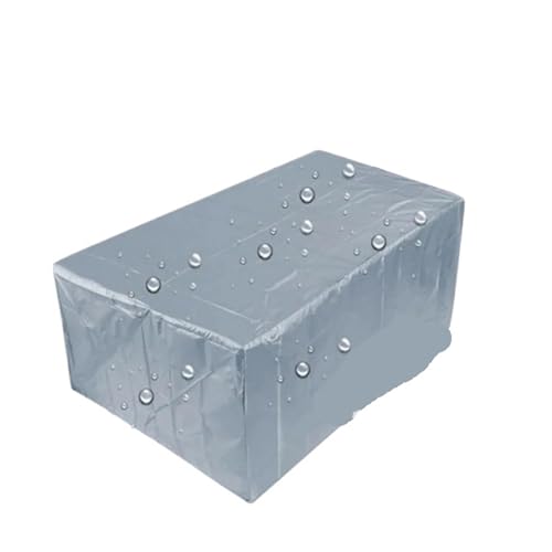 LXLAEOANG Billardtisch Abdeckung Gartenmöbel-Abdeckungen, Regen- und Schneeschutz, Stuhlhussen for Sofa, Tisch und Stuhl(Silver,80x80x80cm) von LXLAEOANG