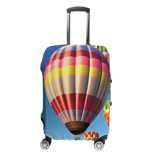 LXTDPBK Gepäckabdeckung, waschbar, Stretch-Koffer-Schutzabdeckung, Heißluftballons, kratzfest, Gepäckschutz, Reisekoffer-Abdeckungen für Erwachsene, Stil:, XL von LXTDPBK