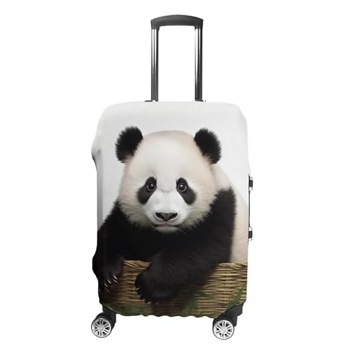 LXTDPBK Gepäckabdeckung, waschbar, dehnbar, Kofferschutz, Panda-Sterne, kratzfest, Reisekoffer-Abdeckungen für Erwachsene, Stil:, L von LXTDPBK