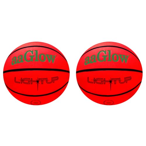 LYEAA Beleuchteter Basketball, Größe 7, LED, leuchtet im Dunkeln, for Jugendliche von 8–15 Jahren, zum Spielen im Innen- und Außenbereich von LYEAA