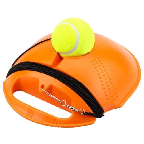 LYEAA Tennis-Übungs-Rebounder-Ausrüstung, Rebound-Ball mit langem, elastischem Seil, Tennis-Trainingsausrüstung, rutschfeste Basis für selbst Tennis-Übungen von LYEAA