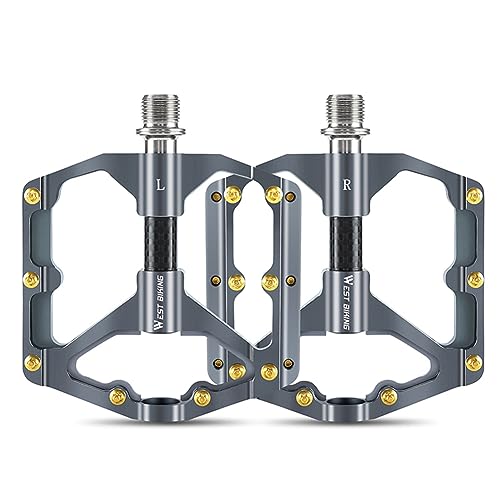 LYEAA West Biking Carbon Pedal 3 Lager Aluminium Legierung Erweitern Fahrrad Pedale Trittbrett Anti-Skid Fahrrad Teile Zubehör von LYEAA