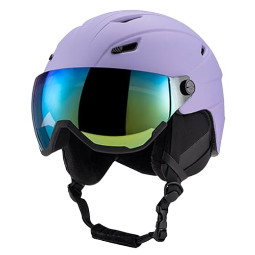 LYEAA Winter-Skihelm mit Brille für Herren und Damen, Jugend – Schutzschaum Sicherheitsausrüstung Skihelm von LYEAA