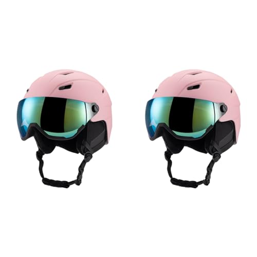 LYEAA Winter-Skihelm mit Brille für Herren und Damen, Jugend – Schutzschaum Sicherheitsausrüstung Skihelm von LYEAA