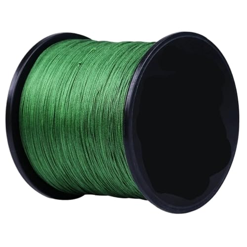 Angelschnur 9 Stränge PE Fishing Raid Angelschnur 300M 500M 1000M Multifilament Angeldraht Karpfen Angelschnur zum Angeln(Green,1000M-0.26MM-15.9KG) von LYHYDMA