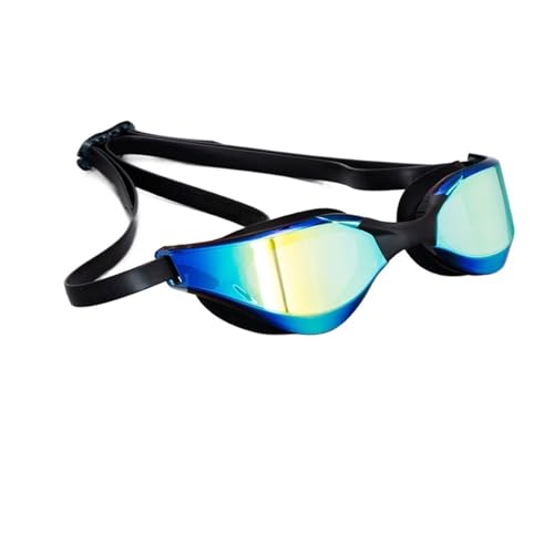 LYHYDMA Schwimmbrillen Anti-Beschlag-Berufs-Schwimmfernglas, Wasserbrille, Anti-Beschlag-Schwimmbrille for Erwachsene, Schwimmbrille mit verstellbarer Schnalle(Black Style A) von LYHYDMA