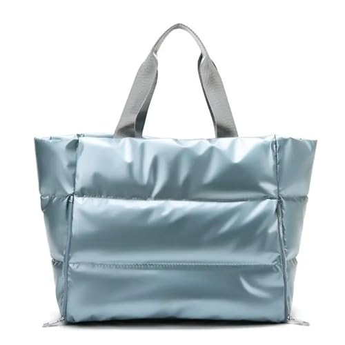 Reisetasche Reisetasche wasserdichte Sport Yoga Tasche Weibliche Gym Fitness Handtaschen Und Geldbörsen Schulter Taschen for Frauen sac de Voyage(Blue) von LYHYDMA