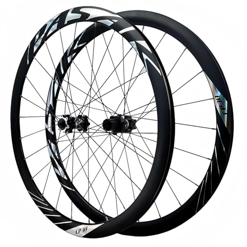 700C Rennrad-Laufradsatz, 36-Mm-Felgen, Doppelwandige C/V-Räder, 24-Stunden-Straight-Pull-Speichen, Schnellspannnaben Für 8–12-Gang-Kassette B,700CHG 700C Rennrad-Laufradsatz, 36-Mm-Felgen, Doppelwandige C/V-Räder, 24-Stunden-Straight-Pull-Speichen, Schnellspannnaben Für 8–12-Gang-Kassette B,700CHG von LYMFCFC