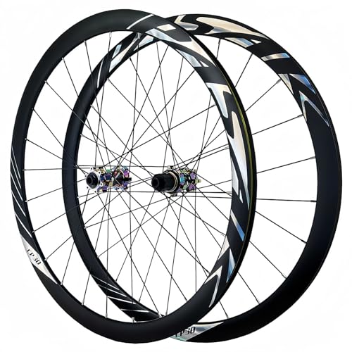700C Rennrad-Laufradsatz, 36-Mm-Felgen, Doppelwandige C/V-Räder, 24-Stunden-Straight-Pull-Speichen, Schnellspannnaben Für 8–12-Gang-Kassette C,700CHG 700C Rennrad-Laufradsatz, 36-Mm-Felgen, Doppelwandige C/V-Räder, 24-Stunden-Straight-Pull-Speichen, Schnellspannnaben Für 8–12-Gang-Kassette C,700CHG von LYMFCFC