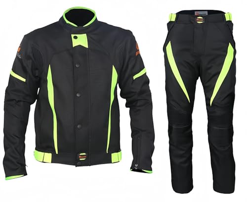 Motorrad-Reitbekleidungsanzug, Motorradjacken-Hosen-Set, Wasserdicht Für Alle Jahreszeiten Und Den Winter, Reflektierende Motorrad-Trikotanzüge Für Herren Mit Schutzausrüstung A,XXL Motorrad-Reitbekleidungsanzug, Motorradjacken-Hosen-Set, Wasserdicht Für Alle Jahreszeiten Und Den Winter, Reflektierende Motorrad-Trikotanzüge Für Herren Mit Schutzausrüstung A,XXL von LYMFCFC