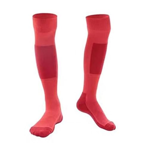 LYXXJRYBHD Fechtsocken, Fechtschutzstrümpfe Aus Baumwolle, Fechtsocken Schweißabsorbierend, Atmungsaktiv, Bequem, für Männer Und Frauen(Red,Medium) von LYXXJRYBHD