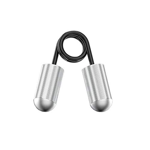 LZQpearl Mini Fingerhantel, Grip Strengthener, Handtrainer, 11lb-88lb Resistances, Perfekt Für Hand, Handgelenk, Unterarm Und Grip Strength Training (Silver 44lb) von LZQpearl