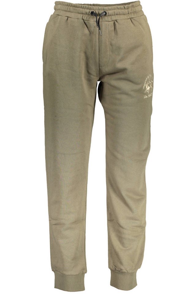 La Martina 5-Pocket-Hose Grüne Herren-Sporthose mit elastischen Bündchen und Stickerei La Martina 5-Pocket-Hose Grüne Herren-Sporthose mit elastischen Bündchen und Stickerei von La Martina