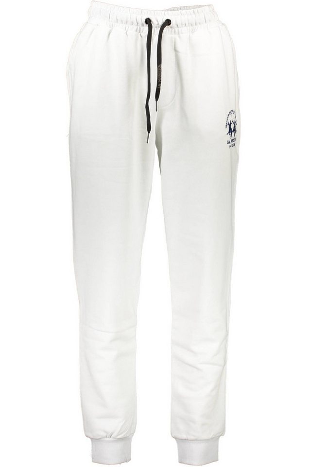 La Martina 5-Pocket-Hose Weisse Herren-Sporthose: Bequemer Schnitt mit Kordelzug & Taschen La Martina 5-Pocket-Hose Weisse Herren-Sporthose: Bequemer Schnitt mit Kordelzug & Taschen von La Martina
