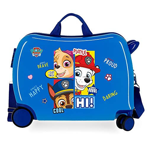 Paw Patrol Be Happy Kinder-Koffer Blau 50x39x20 cms Hartschalen ABS Kombinationsschloss 38L 2,1kgs 4 Räder Handgepäck Paw Patrol Be Happy Kinder-Koffer Blau 50x39x20 cms Hartschalen ABS Kombinationsschloss 38L 2,1kgs 4 Räder Handgepäck von PAW PATROL