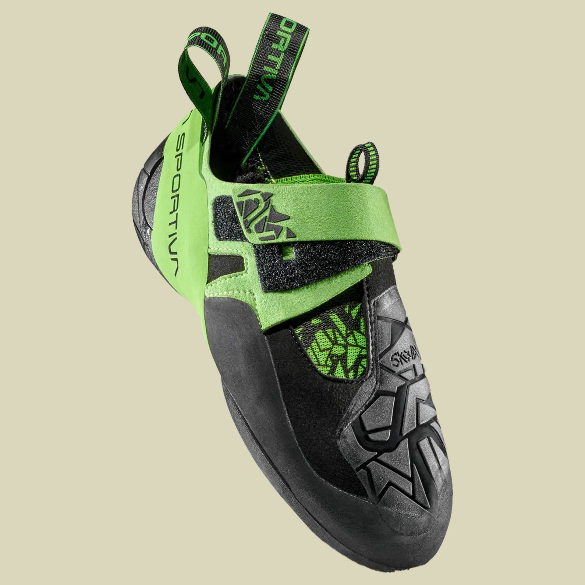 Skwama Vegan Men Größe 41 Farbe black/flash green von La Sportiva S.p.A.