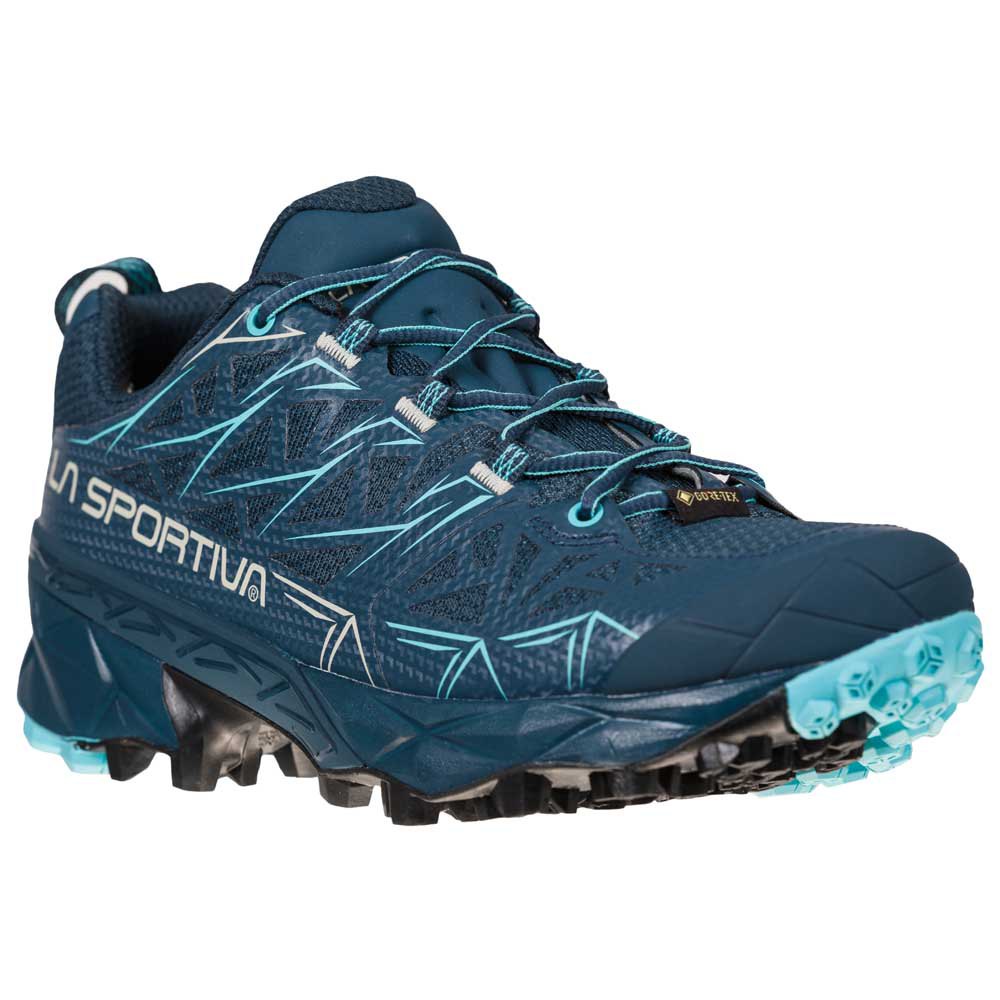 La Sportiva Akyra Goretex Trail Running Shoes Blau EU 41 Frau von La Sportiva
