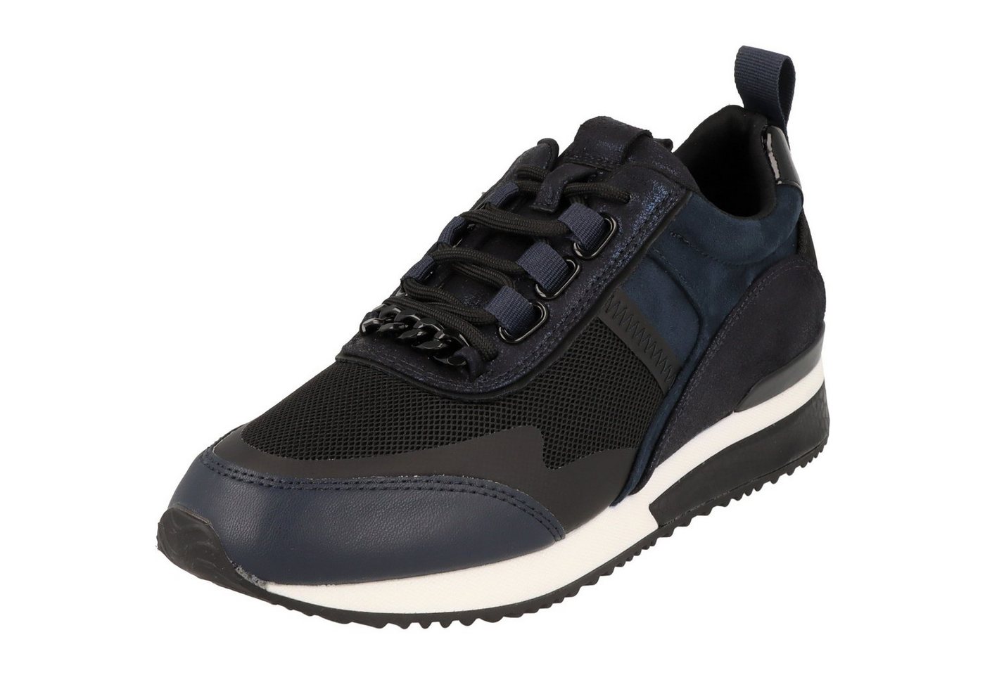 Damen Schuhe Sneaker Halbschuhe 2003156-1060 Dk.Blue/Mesh Keilsneaker von La Strada
