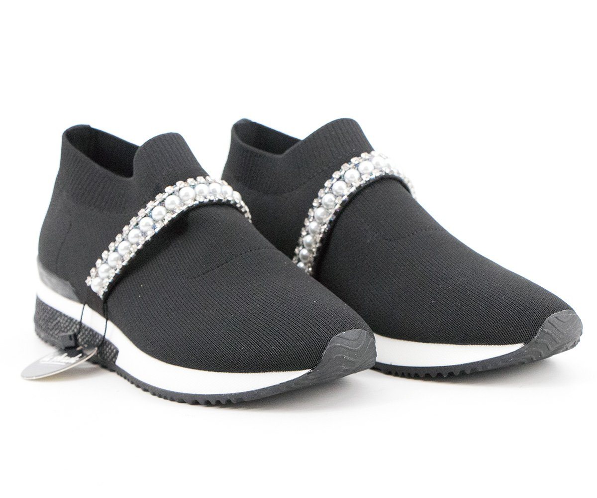 La Strada Damen Sneaker black knitted - 2101439 Sneaker von La Strada