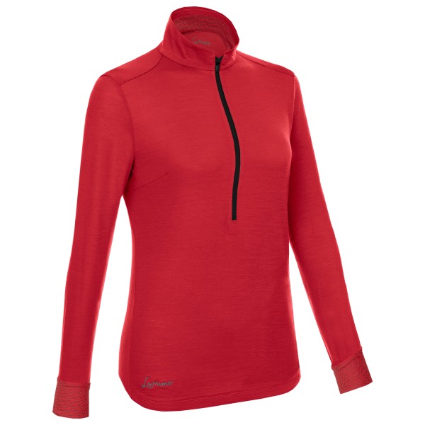 LaMunt - Women's Alexandra L/S Zip Tee - Merinolongsleeve Gr 36 rot LaMunt - Women's Alexandra L/S Zip Tee - Merinolongsleeve Gr 36 rot von LaMunt