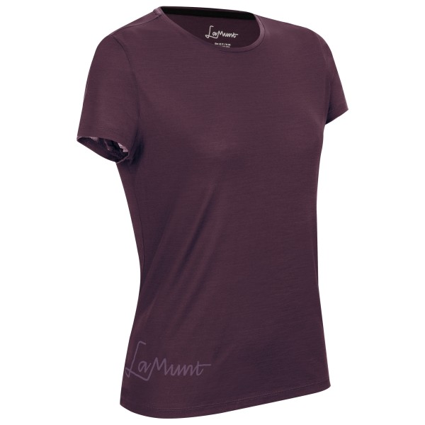 LaMunt - Women's Alexandra Logo Tee - Funktionsshirt Gr 38 hortensia von LaMunt