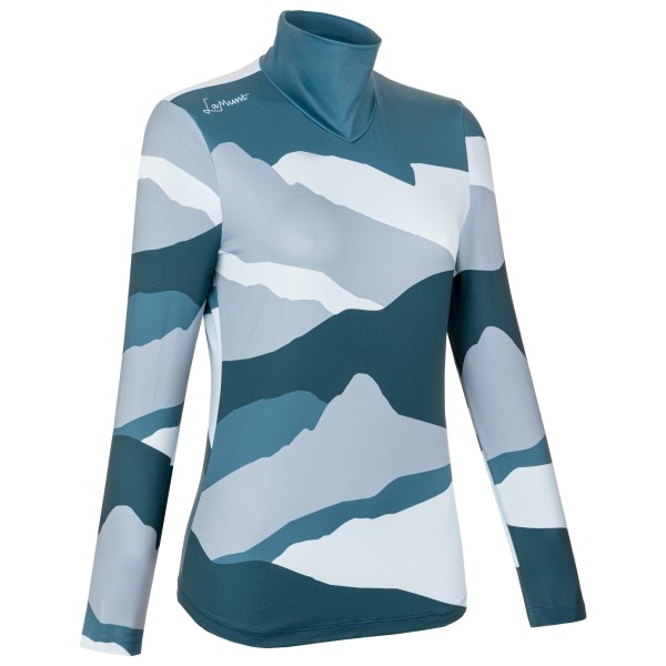 LaMunt - Women's Ivana Tech Arty L/S Tee - Funktionsshirt Gr 34 grau/blau LaMunt - Women's Ivana Tech Arty L/S Tee - Funktionsshirt Gr 34 grau/blau von LaMunt