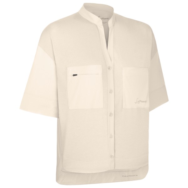 LaMunt - Women's Ulli Mountain Travel S/S Shirt - Bluse Gr 42 beige/weiß LaMunt - Women's Ulli Mountain Travel S/S Shirt - Bluse Gr 42 beige/weiß von LaMunt