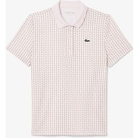 Lacoste AOP Halbarm Polo rosa von Lacoste