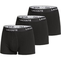 Lacoste Essential Boxer Short 3er Pack Herren in schwarz, Größe: L von Lacoste