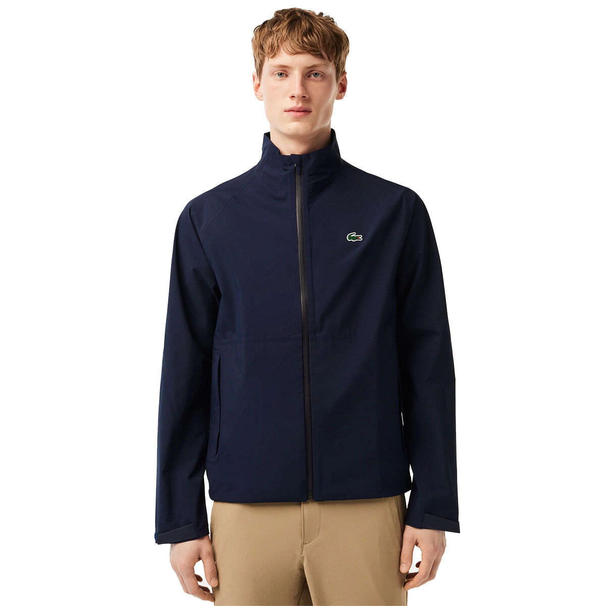 Lacoste Men's Windbreaker Full Zip Golf Jacket, Mens, Navy blue, Small | American Golf von Lacoste