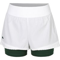 Lacoste Shorts Damen in weiß, Größe: 36 von Lacoste