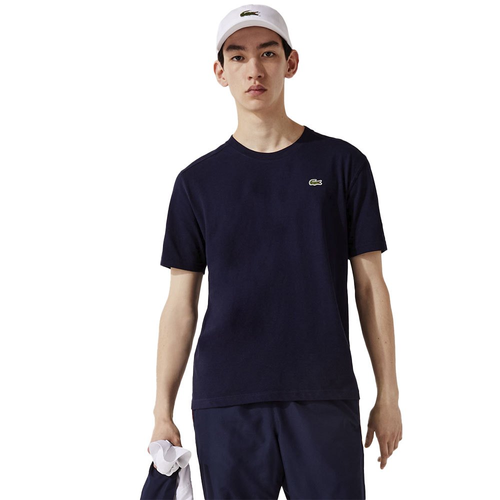 Lacoste Sport Regular Fit Ultra Dry Performance Short Sleeve T-shirt Blau M Mann von Lacoste