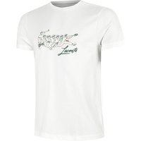 Lacoste T-Shirt Herren in creme, Größe: XL von Lacoste