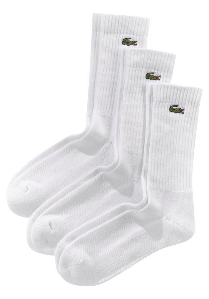 Lacoste Tennissocken (3-Paar) hochwertiger Baumwollmix, hoher Komfort und Langlebigkeit Lacoste Tennissocken (3-Paar) hochwertiger Baumwollmix, hoher Komfort und Langlebigkeit von Lacoste