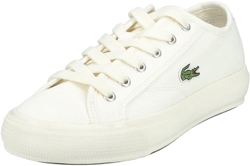 Lacoste-Women Vulcanized SNKR-47CFA0006, Off WHT/Off WHT, 42 EU von Lacoste