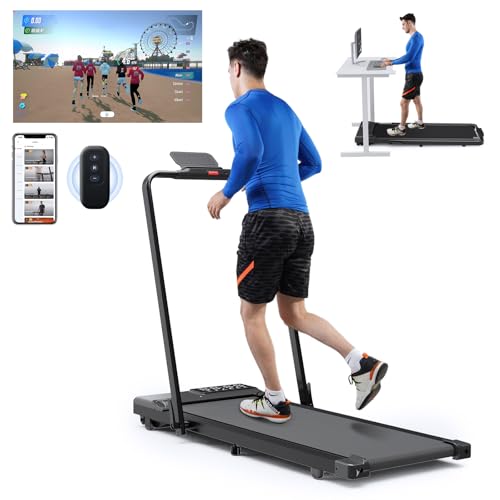 Lacuffy Laufband für Zuhause Klappbares, Rennbares Walking Pad Geeignet für Tragbare High-Tech-Geräte, Tragbares Laufband Max 136 kg Laufband Schreibtisch mit AI Coach und Multi-Runner-Spiel Lacuffy Laufband für Zuhause Klappbares, Rennbares Walking Pad Geeignet für Tragbare High-Tech-Geräte, Tragbares Laufband Max 136 kg Laufband Schreibtisch mit AI Coach und Multi-Runner-Spiel von Lacuffy