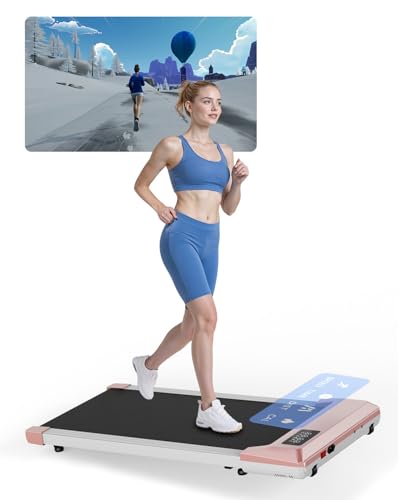 Lacuffy Raceable Walking Pad leise, Laufband für Zuhause Max 136 kg mit LCD-Anzeige und APP, Laufband Schreibtisch mit Training Couses und AI Traininging Lacuffy Raceable Walking Pad leise, Laufband für Zuhause Max 136 kg mit LCD-Anzeige und APP, Laufband Schreibtisch mit Training Couses und AI Traininging von Lacuffy