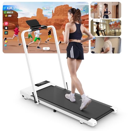 Lacuffy Walking Pad Geeignet für High-Tech-Geräte, Raceable Laufband Klappbare max 136 kg, Laufband für Zuhause mit APP-Steuerung Lacuffy Walking Pad Geeignet für High-Tech-Geräte, Raceable Laufband Klappbare max 136 kg, Laufband für Zuhause mit APP-Steuerung von Lacuffy