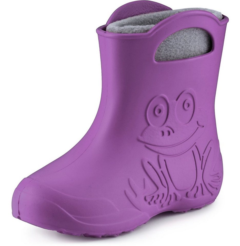 Ladeheid EVA Regenstiefel LA-CA-03 federleichte Regenschuhe Kinder Gummistiefel mit herausnehmbares Innenfutter von Ladeheid