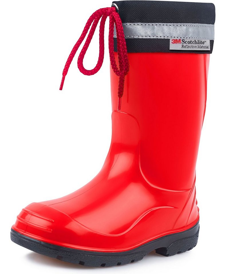 Ladeheid lange Regenschuhe für Mädchen und Jungen LA-972 Gummistiefel Kinder mit Stulpe zum Schnüren Ladeheid lange Regenschuhe für Mädchen und Jungen LA-972 Gummistiefel Kinder mit Stulpe zum Schnüren von Ladeheid