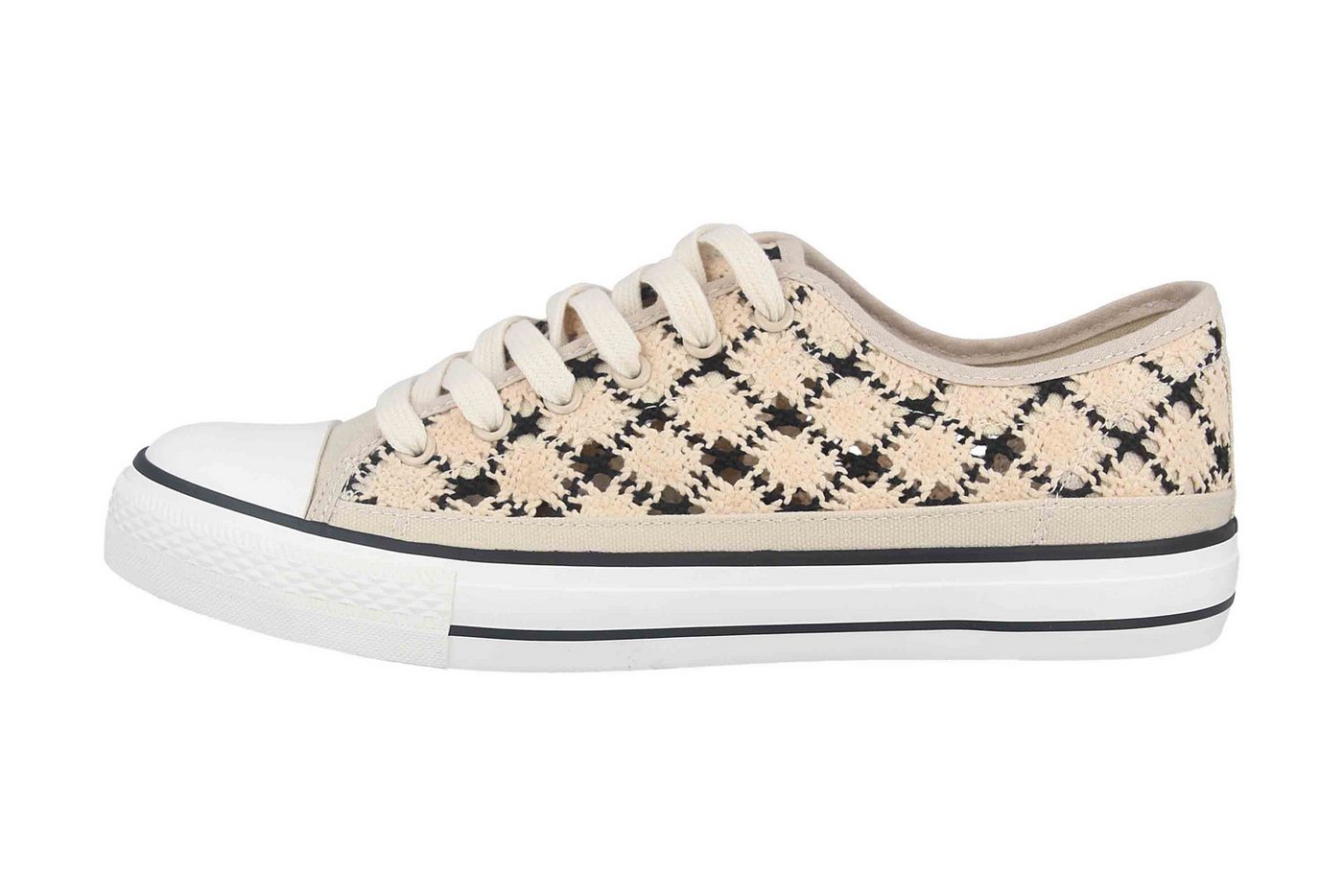 LadyPepp 2876922 Beige- Black- Txt Sneaker LadyPepp 2876922 Beige- Black- Txt Sneaker von LadyPepp