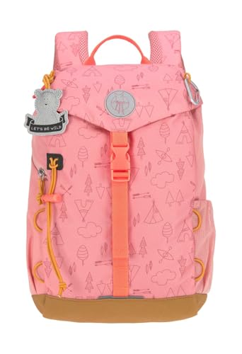 LÄSSIG Kinderrucksack Kindergartenrucksack wasserabweisend, ab 3 Jahre, 9 Liter/ Mini Outdoor Backpack Adventure Rose von LÄSSIG