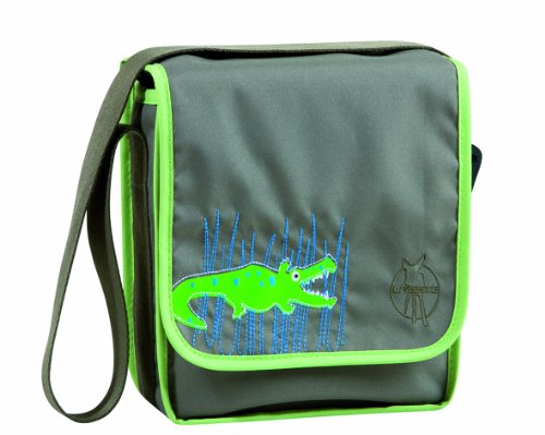 LÄSSIG Mini Messenger Bag Kindergartentasche, Crocodile granny von Lässig