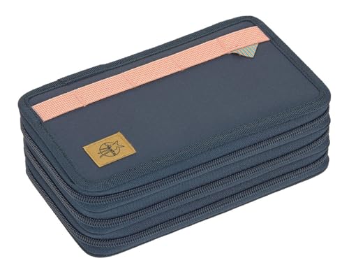 LÄSSIG Triple Pencil Case - Mäppchen 21 cm befüllt Dark Blue Ocean Edition LÄSSIG Triple Pencil Case - Mäppchen 21 cm befüllt Dark Blue Ocean Edition von LÄSSIG