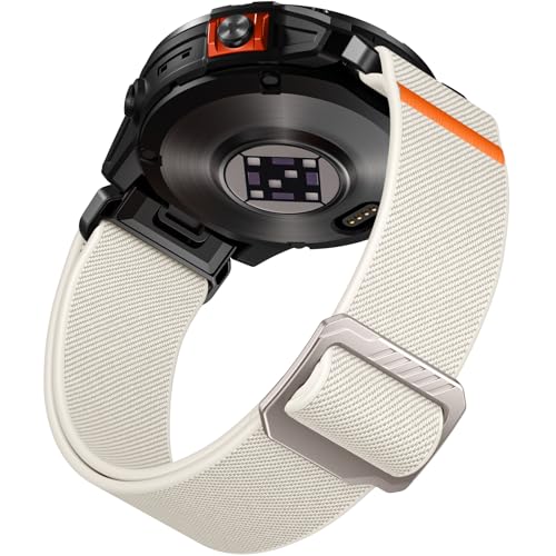 Laffav Armband Kompatibel mit Garmin Fenix 6X Pro Armband/Fenix 6X/Fenix 7X Pro/Fenix 7X Armband, Nylon QuickFit 26mm Ersatzband für Garmin Fenix 5X/Plus/Instinct 2X Solar/Epix Pro Gen 2,Sternenlicht Laffav Armband Kompatibel mit Garmin Fenix 6X Pro Armband/Fenix 6X/Fenix 7X Pro/Fenix 7X Armband, Nylon QuickFit 26mm Ersatzband für Garmin Fenix 5X/Plus/Instinct 2X Solar/Epix Pro Gen 2,Sternenlicht von Laffav